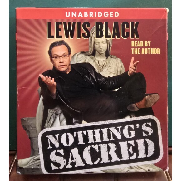 Nothing's Sacred by Lewis Black Unabridged Audiobook 5 CDs - Picture 1 of 5